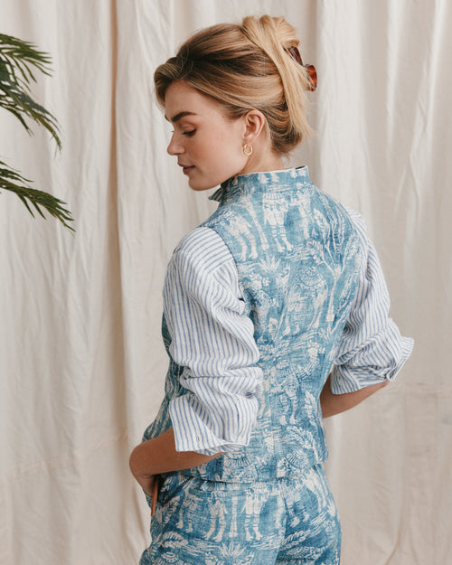 Vespa Waistcoat Camel