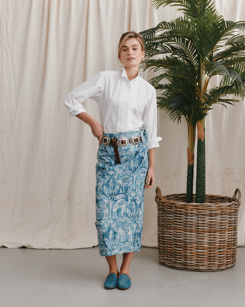 Indian Wrap Skirt Camel