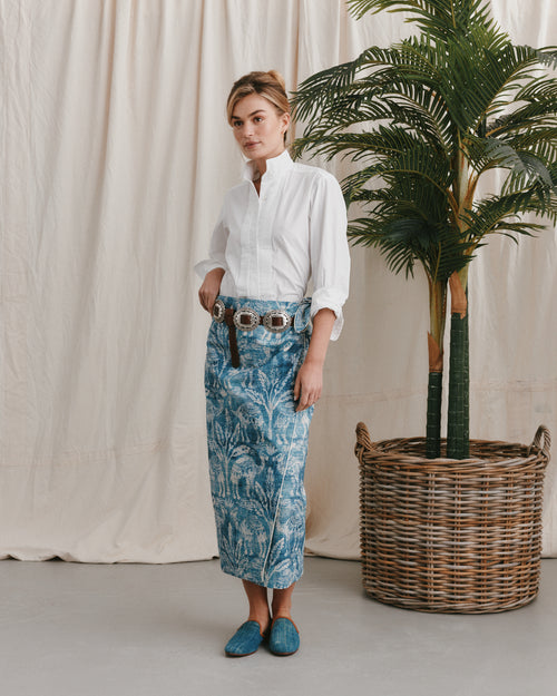 Indian Wrap Skirt Camel