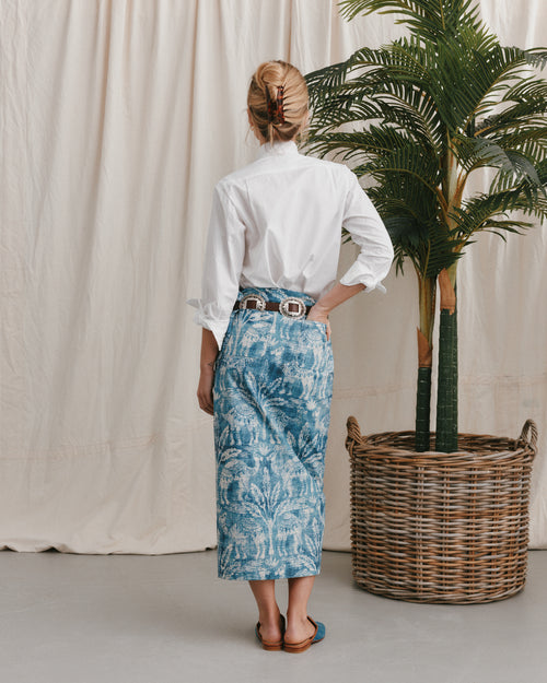 Indian Wrap Skirt Camel