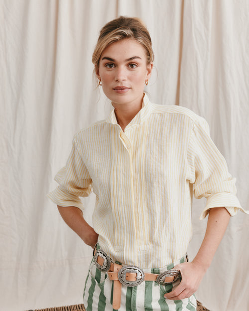 Antibes Shirt Yellow Stripe