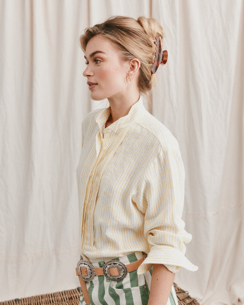 Antibes Shirt Yellow Stripe