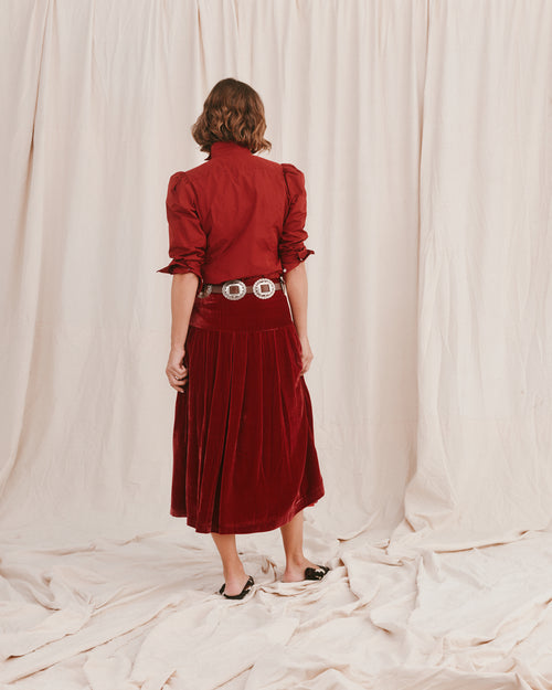 Monaco Skirt Ruby