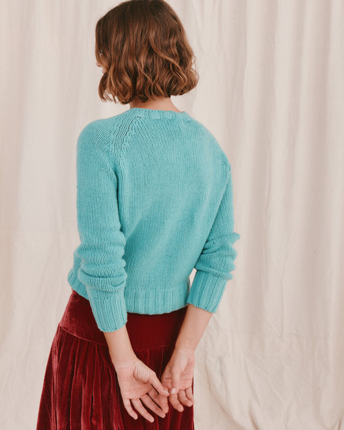 Moloh Cardigan Aquamarine