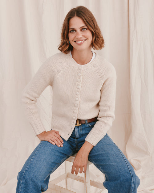 MOLOH Cardigan Ivory