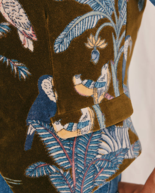 Willie Wonka Waistcoat Velvet