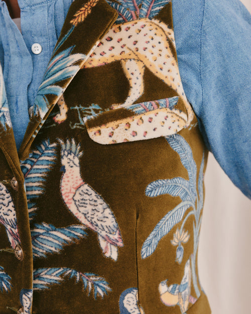 Willie Wonka Waistcoat Velvet