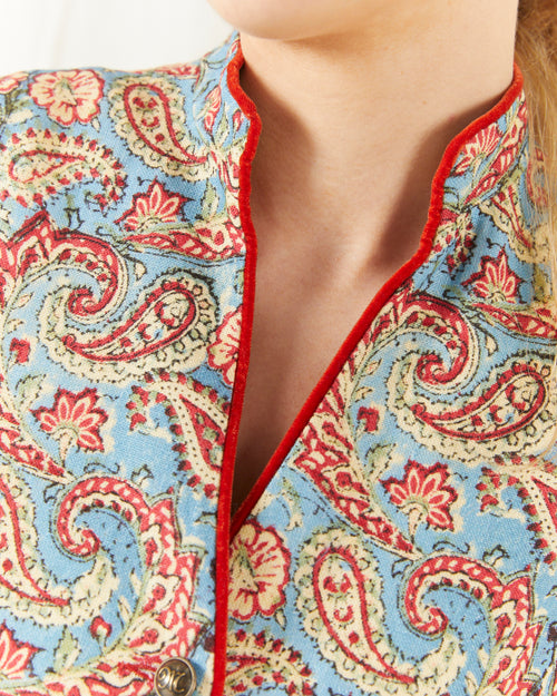 Vespa Waistcoat Paisley