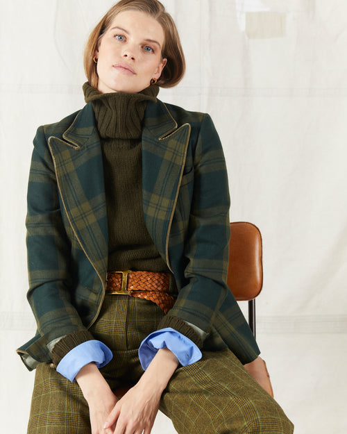 Warpole Jacket Green Plaid