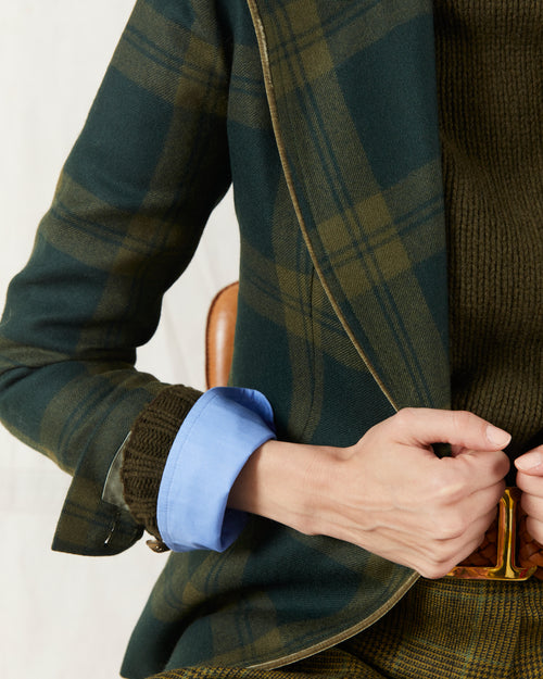 Warpole Jacket Green Plaid