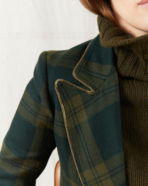 Warpole Jacket Green Plaid