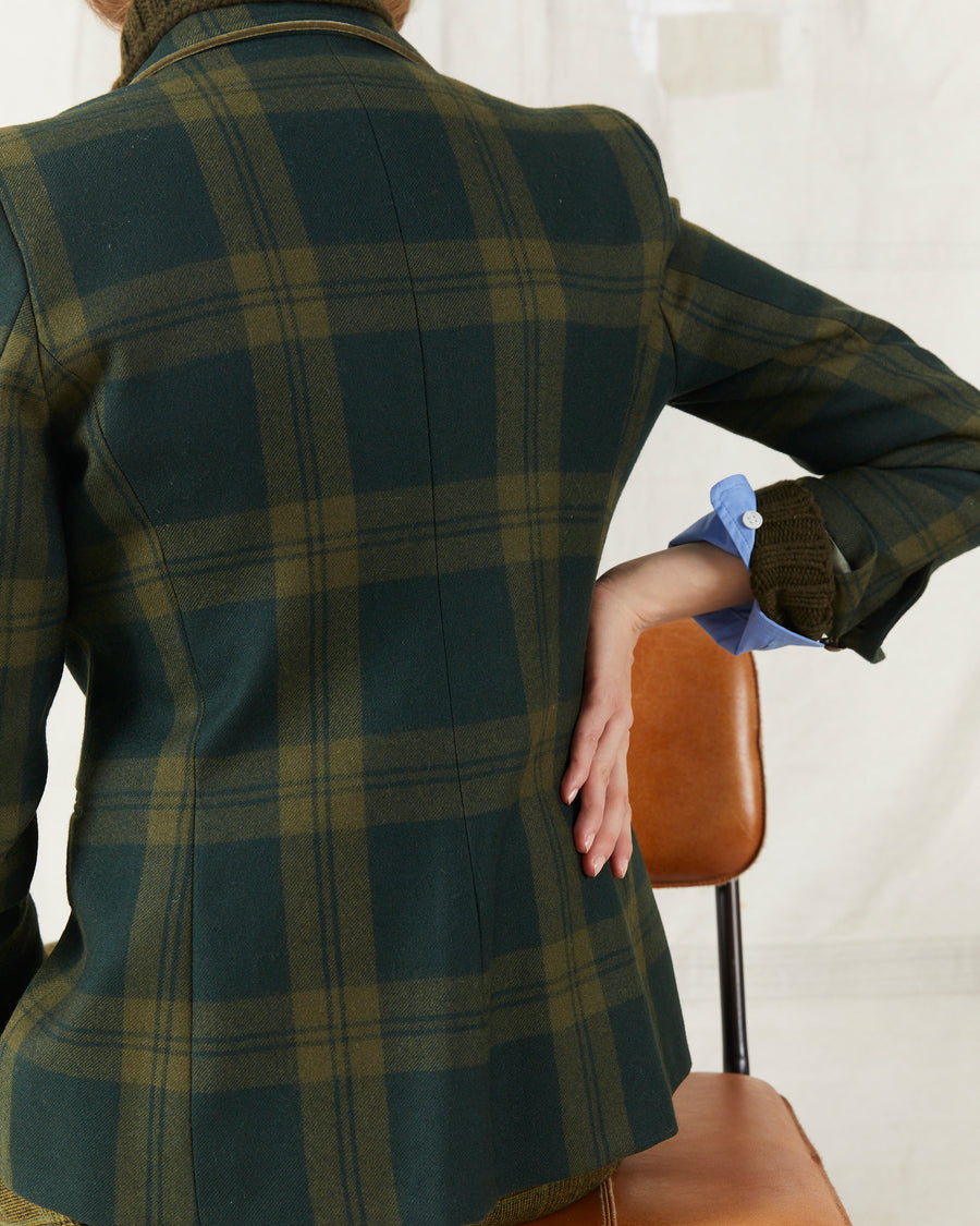 Warpole Jacket Green Plaid