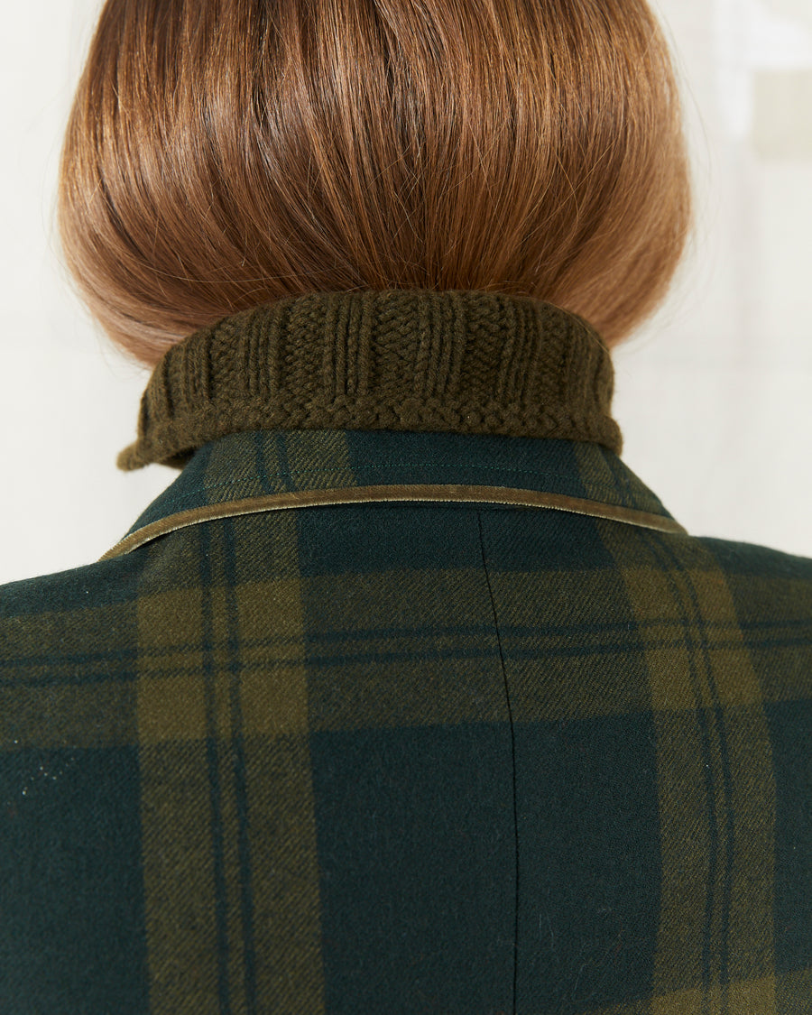 Warpole Jacket Green Plaid