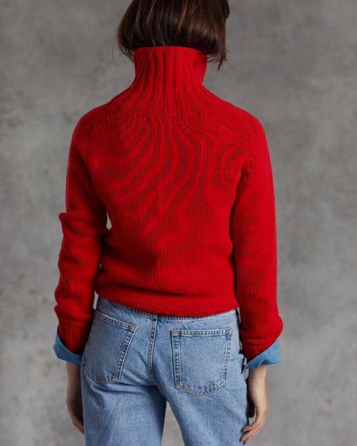 The MOLOH Roll-Neck Red